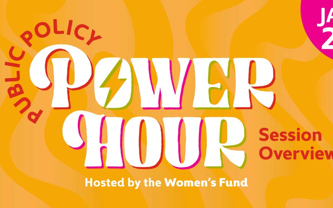 Public Policy Power Hour: Session Overview | Women’s Fund of Omaha