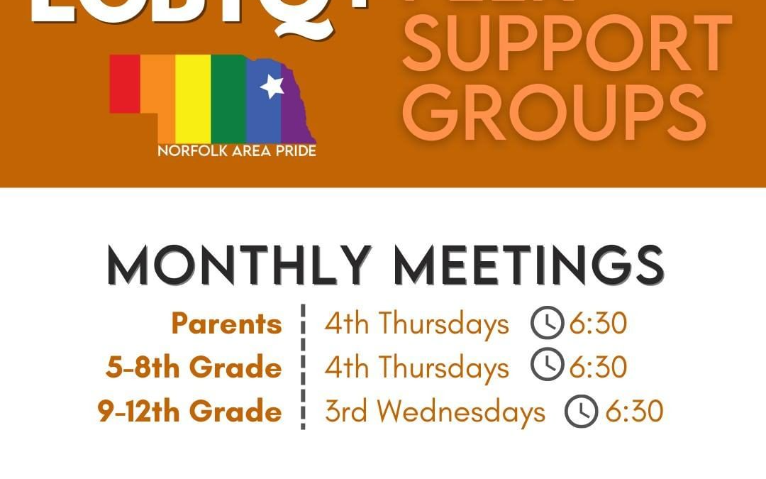 Norfolk Area Pride Peer Group: 9th-12th Grade