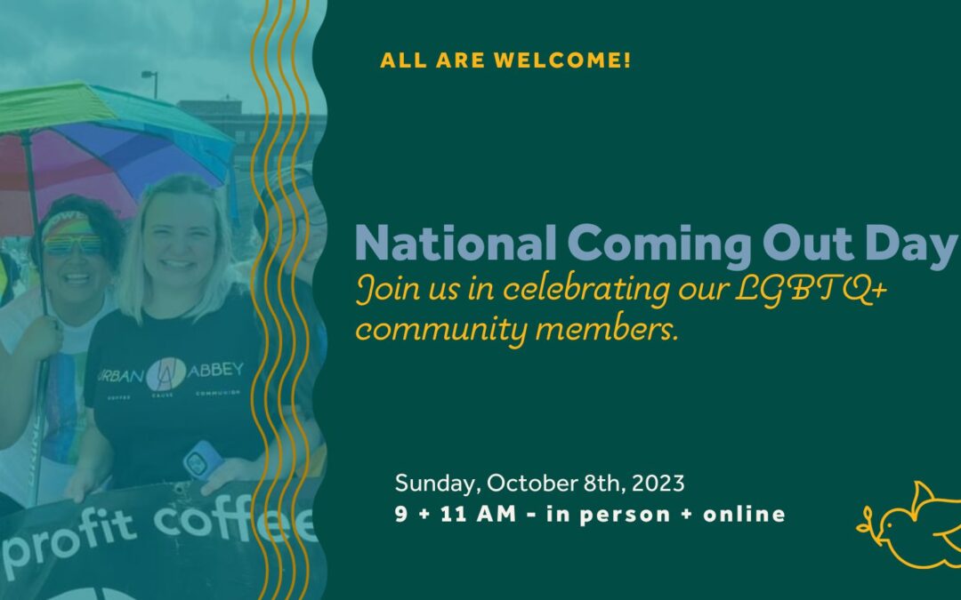 National Coming Out Day Service | Urban Abbey