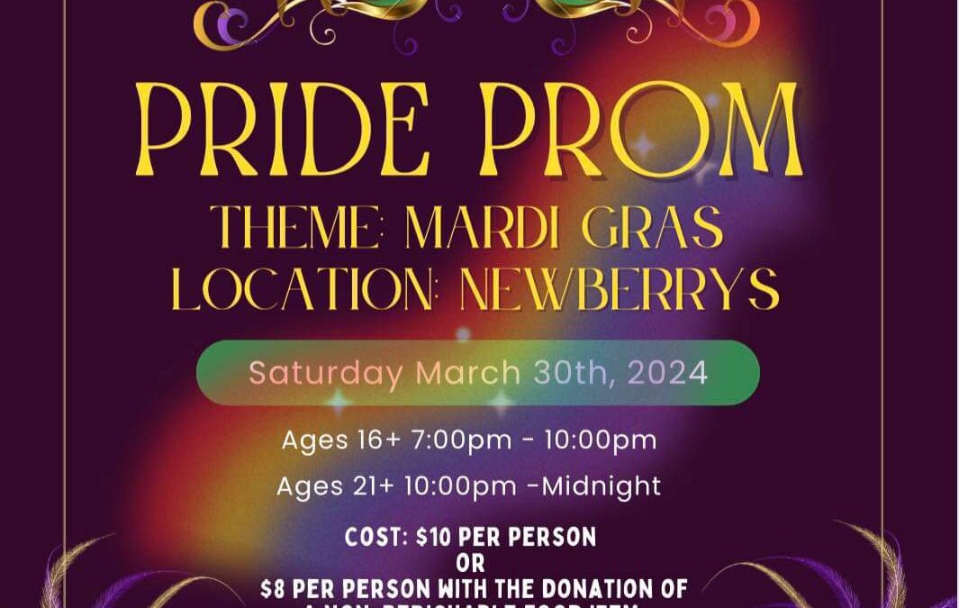 Pride Prom – Mardi Gras | Alliance for PRIDE