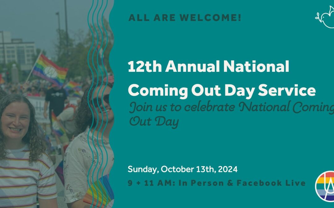 12th Annual National Coming Out Day Service